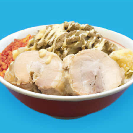 冷やし特製まぜそば|品川でラーメンのデリバリならつきじRAMEN TO THE WORLD