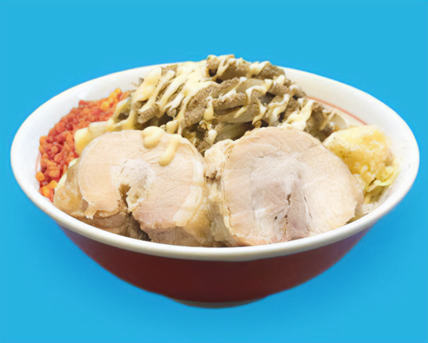 冷やし特製まぜそば 冷やし特製まぜそば|品川でラーメンのデリバリならつきじRAMEN TO THE WORLD