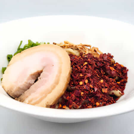 獄辛・四川式魔辣まぜそば｜品川でラーメンのデリバリならつきじRAMEN TO THE WORLD