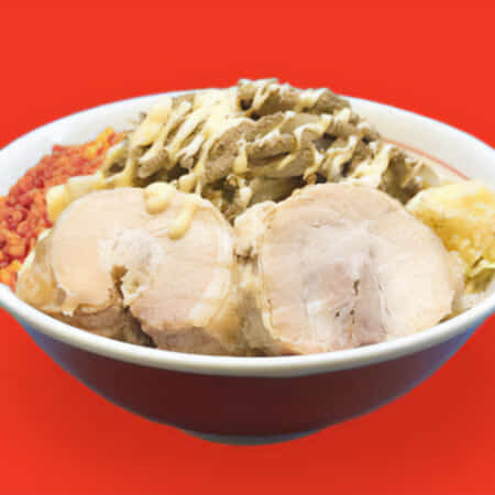 特製まぜそば|品川でラーメンのデリバリならつきじRAMEN TO THE WORLD