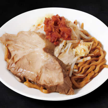 俺の生きる道 辛味まぜそば|品川でラーメンのデリバリならつきじRAMEN TO THE WORLD