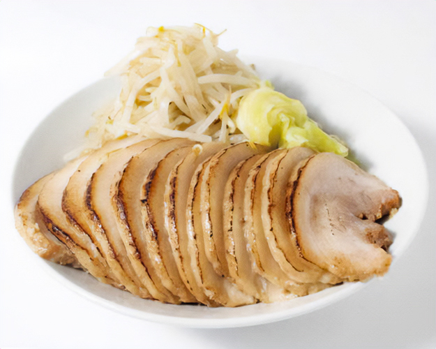 スペシャルまぜそば 豚1本 スペシャルまぜそば 豚1本|品川でラーメンのデリバリならつきじRAMEN TO THE WORLD