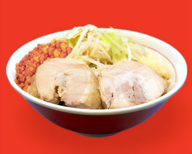 豚増しまぜそば 豚増しまぜそば|品川でラーメンのデリバリならつきじRAMEN TO THE WORLD